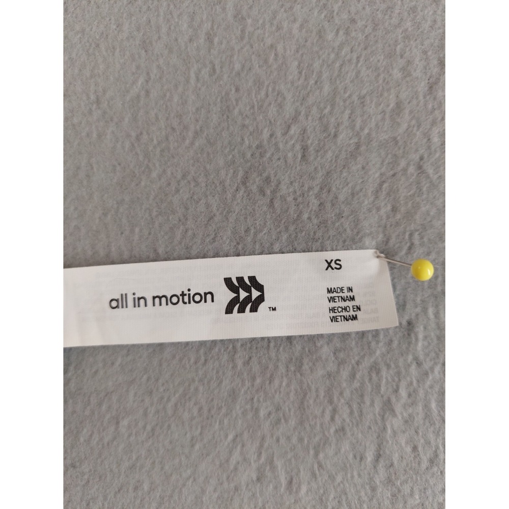 All In Motion Women‎ Sport Bra XS Blue V Neck White Trim Varsity Light Support - Picture 13 of 15